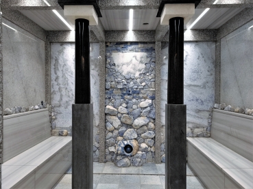 Preview: Dampfsauna mit Lapislazuli